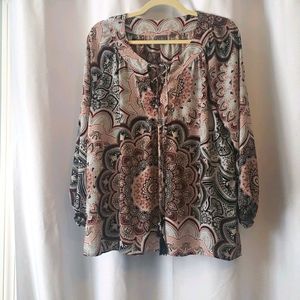 Soho Jeans New York & Co blouse L